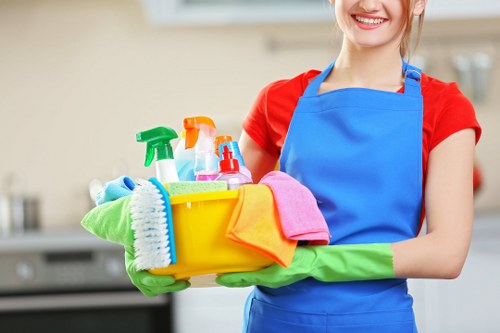 Professional office cleaning for a Belgravia workplace reception area