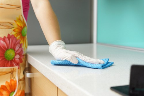 House clearance team working in a Belgravia townhouse interior