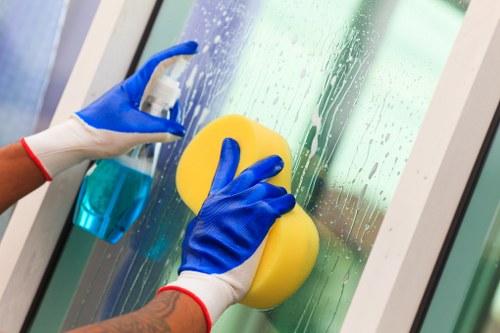 Detailed kitchen cleaning in a Belgravia flat