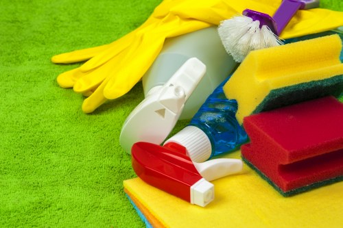 Deep cleaning carpets in a Belgravia business property