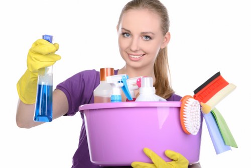 Hard floor maintenance service for a central London property