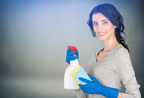 Local cleaning team working in a Belgravia home
